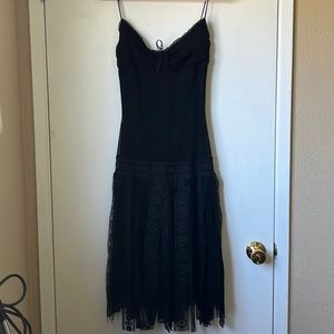Betsey Johnson Black Lace Dress